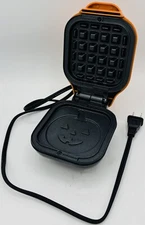 USED ‘Rise’ by Dash ‘Jack-O-Lantern’ Mini Waffle Griddle