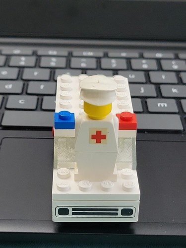 1975 Lego Original Red Cross Minifigure Paremedic & Vintage Ambulance - Bild 12 von 14