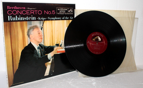 Artur Rubinstein : Beethoven Concerto No. 5 33RPM Mono LP RCA Red Seal LM-2124 - Photo 2/9