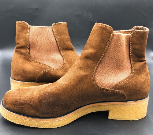 Graceland Womens Mens Brown Faux Suede Ankle Boot UK 6.5 EUR 40 Used - Picture 6 of 8