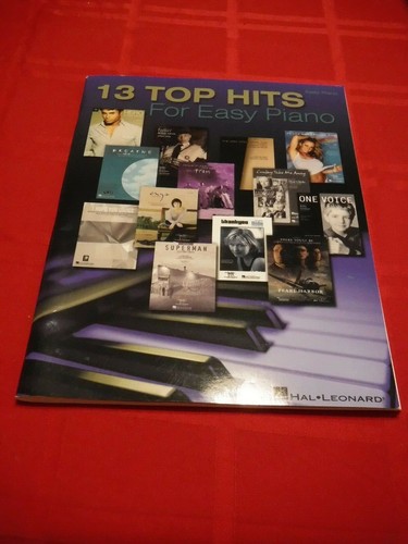 13 Top Hits for Easy Piano Song Book 2002 Cowboy Take Me Hero Jupiter Thank Time - Imagen 1 de 8