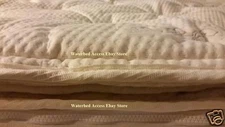 Queen Pillow Top Zipper Cover For Softsided Waterbed Mattress