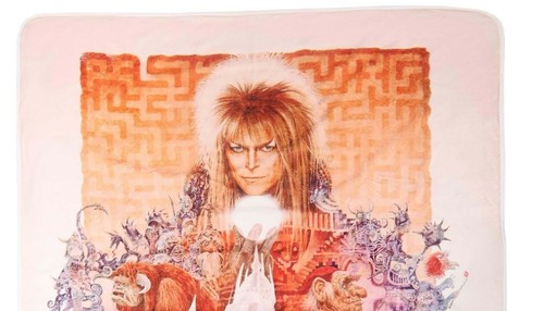 New Officially Licensed Jim Henson Labyrinth Movie Poster Artwork Throw Blanket - Picture 2 of 2