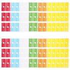  12 Sheets Thermoetiketten Schreibtischdrahtorganisator Ladegeräte