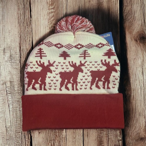 Sombrero gorro solo en casa Ya animal sucio Kevin McCallister Navidad Pom tejido NUEVO - Imagen 5 de 5