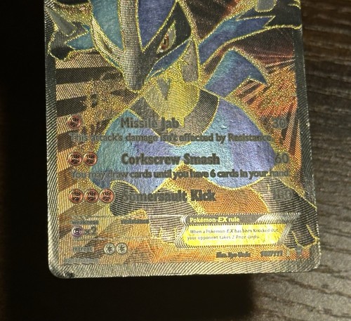 Lucario EX 107/111 Full Art Pokémon XY Furious Fists HP/Damaged - Picture 4 of 10