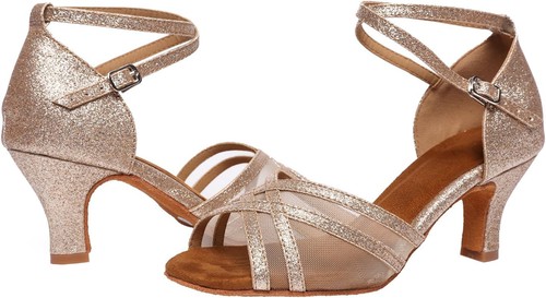 Akanu Women's Latin Dance Shoes Female's Ballroom Salsa Gold... - Picture 7 of 7