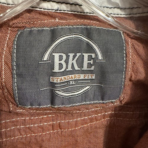 BKE Buckle L Hemd Herren XL Peach Standard Fit Langarm Black Label - Bild 2 von 7