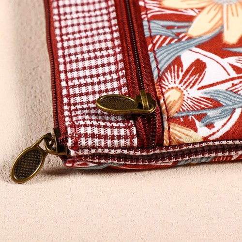 Ethnic Style Money Bag Double Zipper Wallet Fashion Wrist Bag Women Girls - Picture 5 of 12