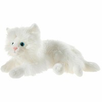 Heunec Misanimo Schmusekatze Weiß, Kuscheltier, PlüSchtier, Stofftier, 30 Cm