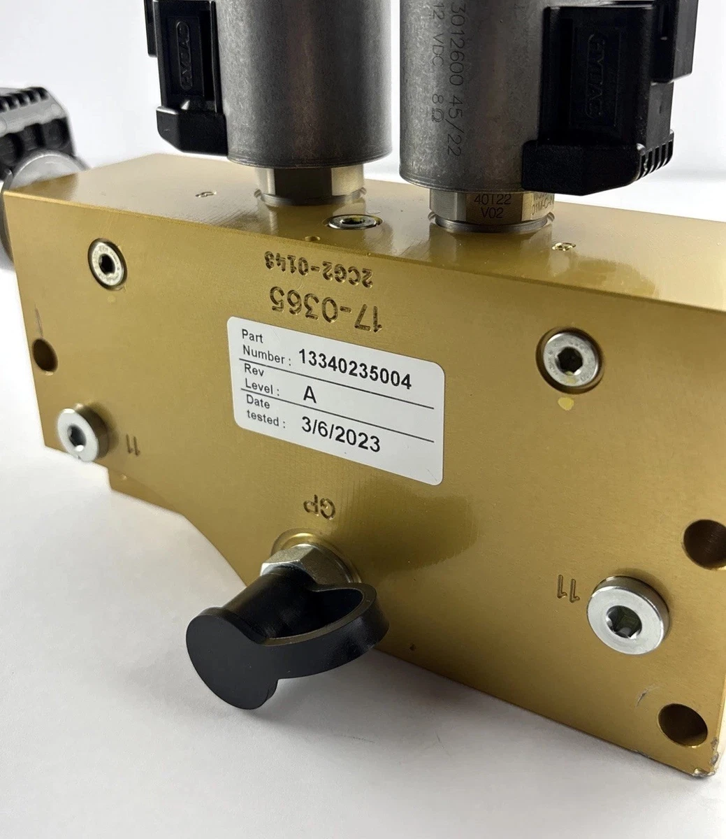 HYDAC Hydraulic Valve Manifold Assembly 13340235004 12VDC Solenoid Valves￼ photo 5