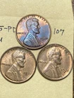 1935-PDS LINCOLN WHEAT CENT SET, ALL "AU" CONDITION, #107