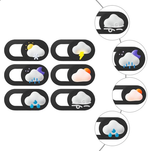 6 Pcs Kameraabdeckung Kameraschutz Webcam-Sichtschutzabdeckungen - 第 7/12 張圖片