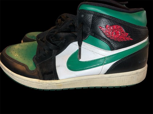 Size 10 - Air Jordan 1 Mid Pine Green. Please Read The Description. - Picture 3 of 9