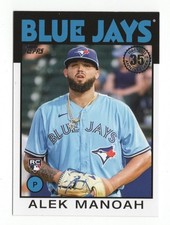 Alek Manoah RC 2021 1986 Topps 35th Anniversary #86B-11 Insert Toronto Blue Jays
