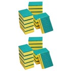  Set of 2 Küchen Schwamm Spülschwämme Pfannenwäscher Reinigen Von Schwämmen