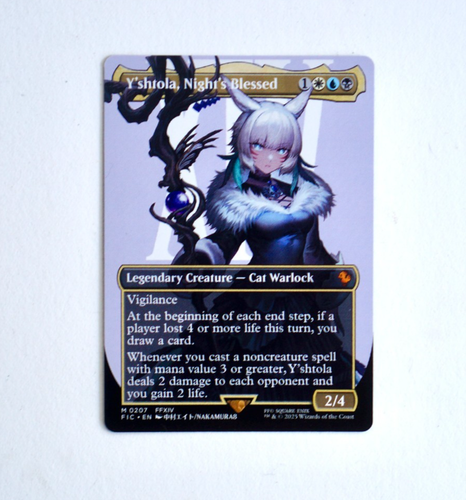 Y'shtola Night's Blessed Cat Hexenmeister Karte - Bild 1 von 2