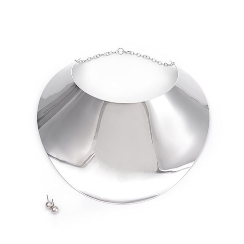 Collana girocollo africana da donna in argento grosso dichiarazione egiziana... - Foto 9 di 9