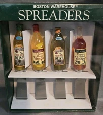 1999 Boston Warehouse Oil & Vinegar Spreaders Set #4 Model #12677