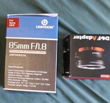 85mm F/1.8 Lens, Ulanzi Dof E Mount Phone, 420mm to 800mm tele And CameraAdapter