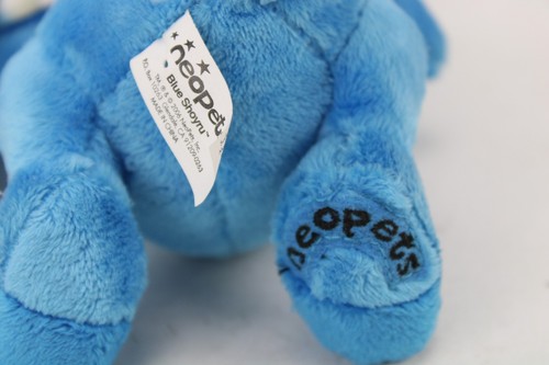 2006 Neopets Blue Shoyru 7" Plush Dragon Stuffed Animal - Rare! - Picture 9 of 10