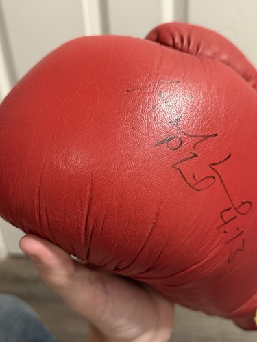 Evander Holyfield Signed Autographed EVERLAST BOXING GLOVE JSA COA HOF - Picture 4 of 9