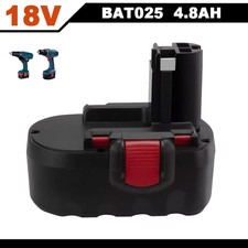 18V 4.8Ah NiMh Battery for Bosch BAT025 BAT026 BAT160 BAT180 BAT181 3453-01 NEW