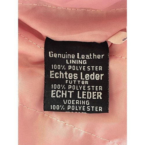 Milwaukee Leather Girls Toddler Pink Leather Motorcycle Jacket Small - Picture 10 of 10