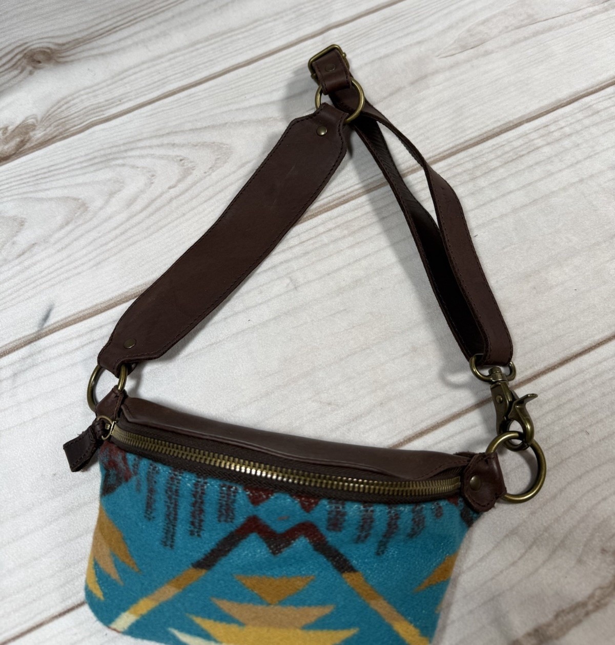 Pendleton Wool Southwest Blanket Pattern Fanny Pa… - image 4