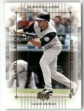 2003 UD PATCH COLLECTION #49 CARLOS BELTRAN KANSAS CITY ROYALS