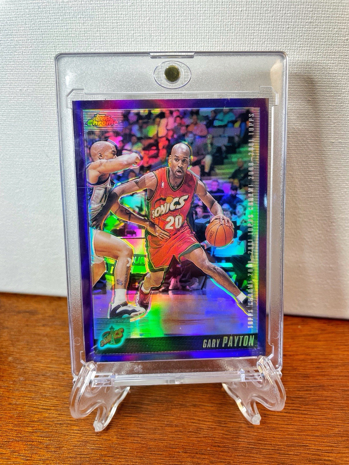 💎2000-01 Topps Chrome GARY PAYTON Refractor #128 Sonics💎