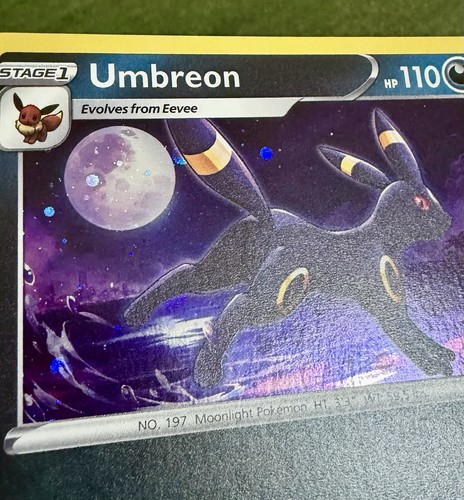 Umbreon SWSH129 SWSH: Black Star Promo Card Holo - Imagen 5 de 5