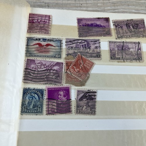 Vtg Atq German USA & Other Stamp Collection Book Stamps 1930's 40's WW2 Hitler - Picture 19 of 24