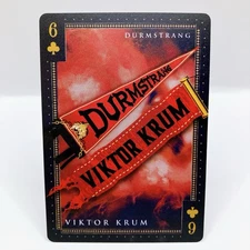 Viktor Krum Harry Potter × Tully's Coffee Playing Card 6 Club Japan Limited Rare