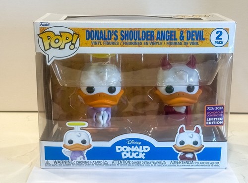 Funko Pop! Disney - Donald's Shoulder Angel & Devil - 2 Pack - WonderCon Vaulted
