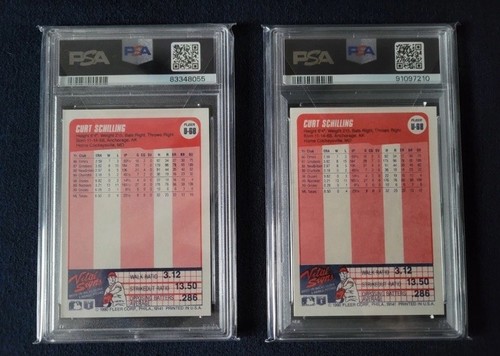 (2) 1990 Fleer Update #U-68 Curt Schilling RC Rookie Orioles PSA 10 GEM MINT - Picture 2 of 2