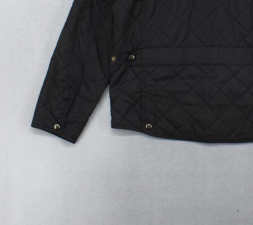Vintage Ralph Lauren Quilted Jacket Mens Size L Black Lightweight Full Zip - Picture 13 of 15