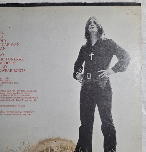 Black Sabbath, Paranoid 1970 Warner BSK3104 Vinyl Record LP Gatefold Cover Ozzy - Bild 16 von 17