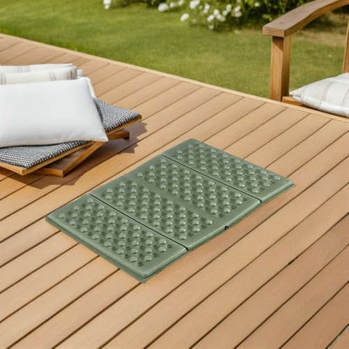 Cojines de asiento de picnic plegables 8 piezas alfombrillas de espuma a prueba de humedad camping al aire libre - Imagen 2 de 12