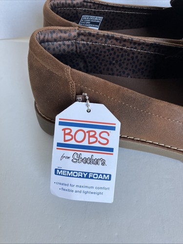 Zapatos informales sin cordones Skechers BOBS para mujer talla: 11, marrón, #113360 - Imagen 2 de 7