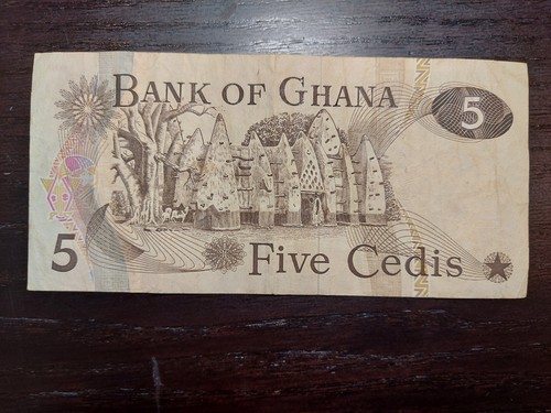 Ghana 5 Cedis 1976, P-39 - Bild 2 von 2