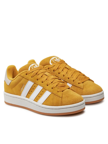 SCARPE SNEAKERS RAGAZZI ADIDAS CAMPUS 00S IG9157 PELLE GIALLO ORIGINALE PE - Picture 2 of 8