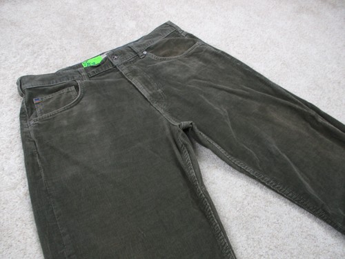 Patagonia Pants Mens 36x30 Regular Green Corduroy Cords Iron Clad Organic Cotton - Picture 4 of 15