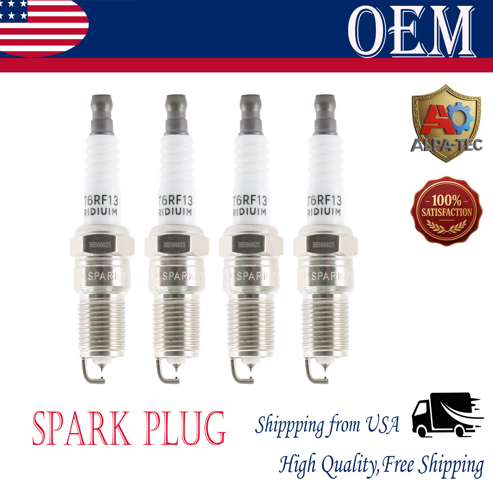 4X IRIDIUM IX SPARK PLUGS TR5IX 7397 FOR NGK FORD GM CADILLAC CHEVROLET NEW