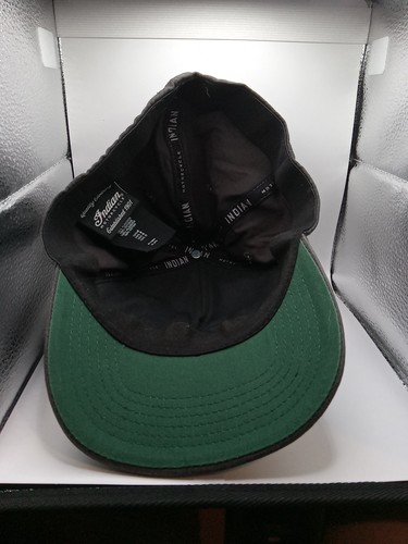 Indian Motorcycle men's block logo embroidery Fitted hat (gray) Fits Like A 7.5 - Picture 5 of 5