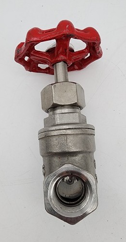 1/2' 316 Stainless Steel Gate Valve CLASS 200 Non-Rising Stem - Picture 3 of 5
