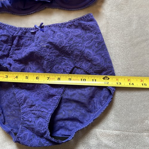 Neu ohne Etikett Vintage Bali Panty Slip BH Set Stretch Spitze Sissy neu aus altem Lagerbestand Spitze Schleife Unterhose - Bild 9 von 10