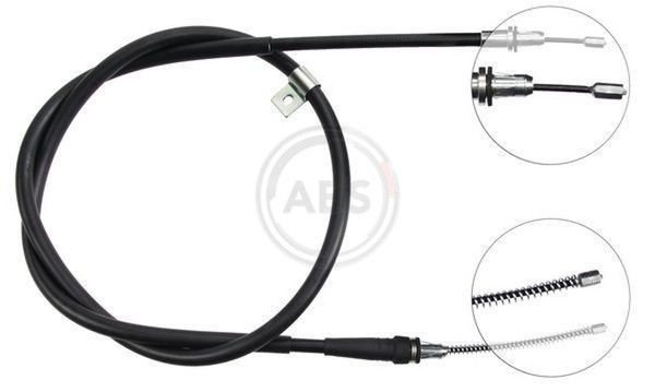 A.B.S. Bremsseil Seilzug Feststellbremse K15317 FüR Nissan Note E11 NE11 LPG Dci-image