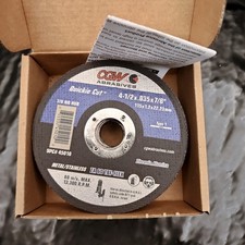 CGW 45010 Quickie Cut 4-1/2" Cut-Off Wheel ZA60 Metal Stainless 25pk Type 1