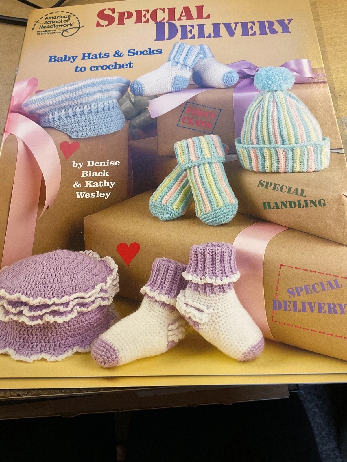 Special Delivery Baby Hats and Socks To Crochet Pattern Booklet
